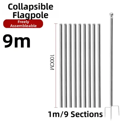 FUNNYDEER | Stainless Steel Flag Pole