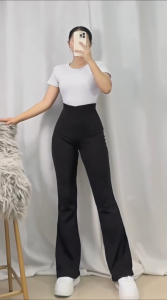 Celana Panjang Cutbray Bahan Scuba Premium: Celana Kerja Wanita Terbaru