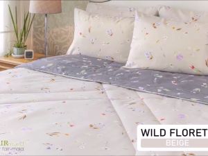 FAIRmaid ชุดเครื่องนอนยกเซ็ต ลาย Wild Florets ที่นอน 6 ฟุต / 5 ฟุต / 3.5 ฟุต (ผ้าปู ผ้านวมเย็บติด ปลอกหมอน ปลอกหมอนข้าง)