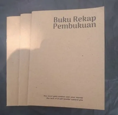 BUKU REKAP PEMBUKUAN SIMPLE MURAH A5 ISI 40 lembar 80 halaman