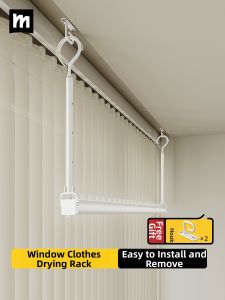 MINGZHI | Hidden Balcony Clothes Drying Rack