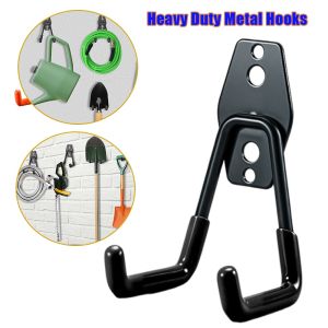 1PC Heavy Duty Metal Hook Garage Organizer Wall Mount Bicycle Hanger Hooks Wall Mount Anti-slip Storage Hook Garage Storage Tool