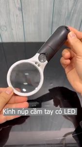 Kính Lúp Phóng Đại Cầm Tay Có Đèn Led Chuyên Dụng