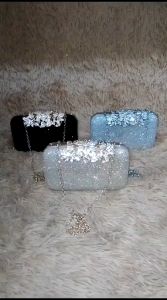 CALVIERO COLLECTION G3076 TAS CLUTCH BAG SELEMPANG PESTA KONDANGAN WANITA FASHION IMPORT 1KG MUAT 3PCS