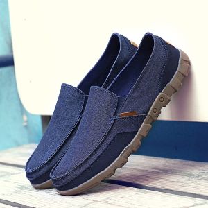 Summer plus Size Old Beijing Cloth Shoes 45 Casual 46 Slip-on Lazy Canvas Shoes 47 No Shoelace 48 Mens Shoes