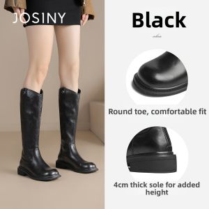 Josiny | Thick Sole Women Knight Boots