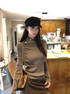 Elegant Lazy High-Neck Sweater for Women