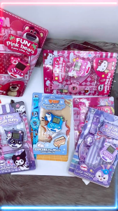 Jam Tangan Anak Bonus Gamebot  Mini Karakter Samrio Kuromi Lotso Jam + Gamebot