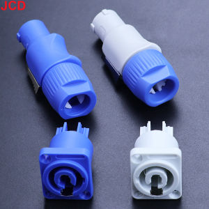 1PC Powercon Connector 3 pins 20A 250V NAC3FCA NAC3FCB Male Plug For Electric Drill LED Screen Stage Lighting Power Connecting
