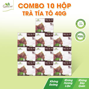 Combo 10 hộp Trà tía tô túi lọc Goce - 10x40g