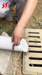 50/75/110mm PVC Anti-Odor & Insect-Proof Sewer Drain Cover with Self-Gravity Closure for Horizontal Pipes