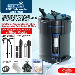 sunsun | 3-in-1 Quiet External Filter