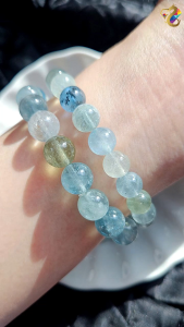 Graduation Grade Duo Bao Super 7 Aquamarine Bracelet