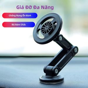 elough | 360 ° Giá Đỡ Điện Thoại Từ Tính Mạnh Xoay Được Gấp Gọn Gắn Khe Gió Đa Năng Dùng Cho Định Vị GPS