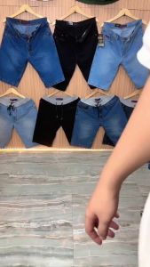 Celana Jeans Pendek Pria Cowok Jumbo Big Size 27-44 Dewasa Celana jeans pria pendek