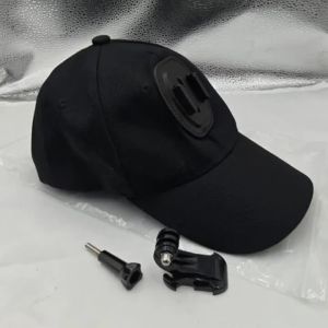 Sun Hat Cap for Gopro Hero 13 12 11 10 9 8 7 Insta360 X5 X4 X3 X2 Eken DJI OSMO Action 5 4 Pro Camera Accessories Black