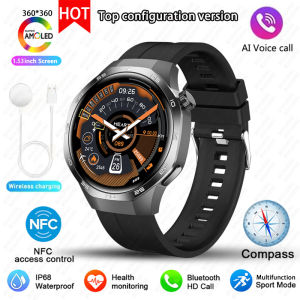 2026 New BOXUXING Watch 5 MAX Smart Watch HD AMOLED Screen NFC GPS Tracker Bluetooth Call Health Waterproof Smartwatch Men Women