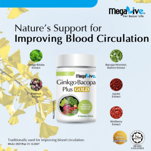 MegaLive Ginkgo Bacopa Plus Gold (45s/2x45s)