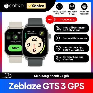 Đồng Hồ Thông Minh Zeblaze GTS 3 Màn Hình Thể Thao GPS 2.01 Inch Theo Dõi Nhịp Tim SpO2 Căng Thẳng Gọi Điện Thoại Theo Dõi Sức Khỏe Dành Cho Người Lớn