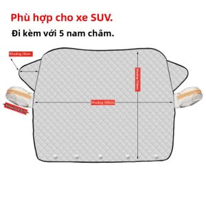 Tấm Che Tuyết Kính Chắn Gió Ô Tô Từ Tính Đa Năng Chống Băng Giá Mùa Đông Bảo Vệ Ngoại Thất Ô Tô Phụ Kiện