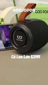Loa Bluetooth GOOJODOQ 5W di độngTWS Máy kép Kết nối Đài FM Chế độ Nhiều hiệu ứng ánh sáng LED