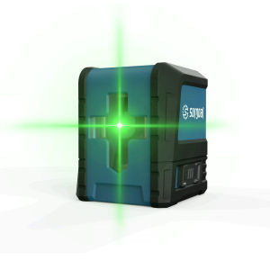 Strong Green 2 Line Laser Level Vertical Horizontal Lasers Level Self-leveling Mode Pendulum Locked Precision 2.5mm/5m