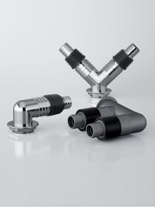 Factory Brand Copper Floor Drain Washing Machine Drain Sewer Pipe Neutral Elbow Deodorizing Filter Anti-Overflow Return Water Pipe Connector