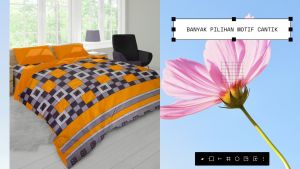 Sprei Set Motif Minimalis 90x200/100x200/120x200/160x200/180x200/200x200 LP