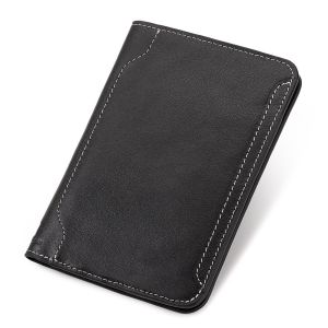 Cowhide Multifunctional Retro Premium Leather Travel Passport Card Holder Large Capacity Passport Bag  ﻿  ﻿