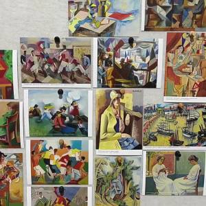 30 Sheets/Lot Andre Lhote Oil Painting Postcards Artist Series Greeting Cards Art Picture Wish Card Gift Message DIY Decoration