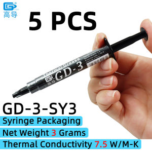 GD-3-SY3 Thermal Grease Processor Thermal Paste 3g 7.5 W/M-k For CPU GPU PS5 Printer Heat Sink Cooling Cooler Compound Silicone