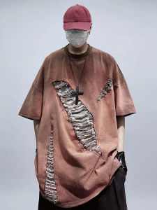 Hiphop Loose Oversized Vintage T-shirt Men
