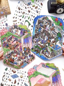 Large 3D Stereoscopic Decoration Stickers