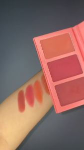 SHEGLAM Sweet Cheeks Blush Trio Highly Pigmented Silky Blendable Long-Lasting Multi-Use Face Blush Makeup