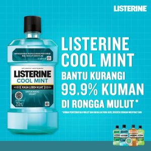 LISTERINE Cool Mint Antiseptik Mouthwash || Obat Kumur Antiseptik 500ml