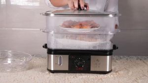 Electric Steamer For Food Food Steamer Cooker Electric Food Steamers Inligent Timing Electric Steamer Automatic Power off Breakfast hine