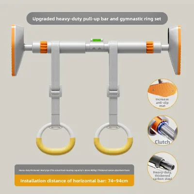 MIKING | Home Gym Pull-up Rings for Spinal Traction and Adult Stretching Training