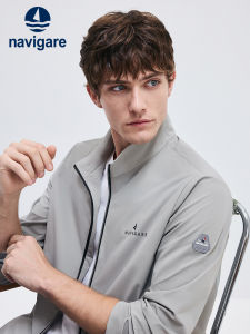 Navigare | Áo Khoác Nam Dáng Ôm Cổ Đứng Siêu Nhẹ