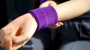 (2PCS) Towel  WristbandsTennis Sweat Bands Wrist Guard For Volleyball Basketball Running Gym Yoga