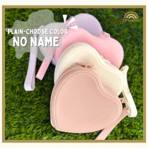 PERSONALIZED Silicone Heart Shaped Coin Purse Pouch Wallet (Laser Engraving)