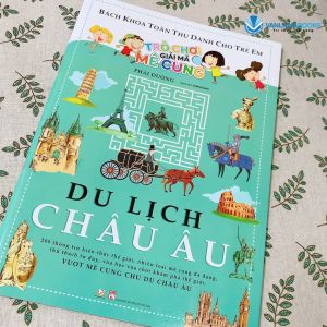Sách - Trò Chơi Giải Mã Mê Cung - Du Lịch Châu Âu-Vanlangbooks