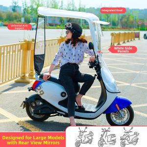 YIJIAYOUPENG | Transparent Extendable Full Enclosure Small E-bike Rain And Sunshade