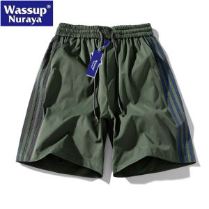 Wassup Nuraya Mens Casual Loose Fit Running Shorts Quick Dry Basketball Sport Five-Quarter Length Fashionable Youth Summer Trousers