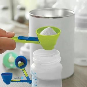 Muỗng Xúc Protein PP Bền Chắc Với Phễu Trượt Dùng Cho Sữa & Thực Phẩm Bổ Sung Dụng Cụ Nhà Bếp Không Gây Bẩn Cho Mọi Dịp