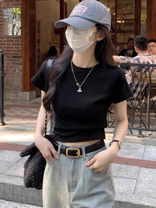 SHUQINGLAI | Knit Short Sleeve T-Shirt Summer Fashion Fit