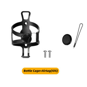 Portable Cycling Water Bottle Cage For Airtag Locator Universal Electric Bike Bottle Holder High Elastic MTB Bottle Mount