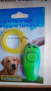 นกหวีดฝึกสุนัขนกหวีด Click Trainer With  Dog Whistle พร้อมพวงกุญแจจัดส่งคละสี ราคา 49 บ.