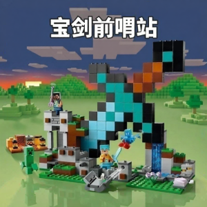 My World Sword Outpost Set Assembly Toy