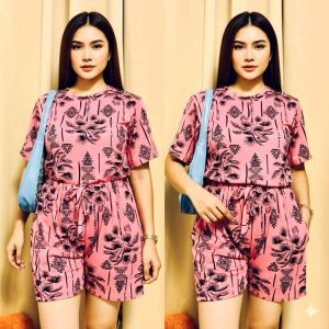 Barbie Terno Short Blouse plus Size for Woman Up to 2XL