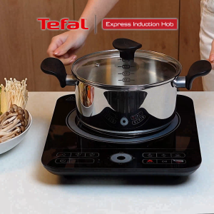 TEFAL เตาแม่เหล็กไฟฟ้า รุ่น IH720870 ชุดเซท + หม้อชาบูพร้อมฝา